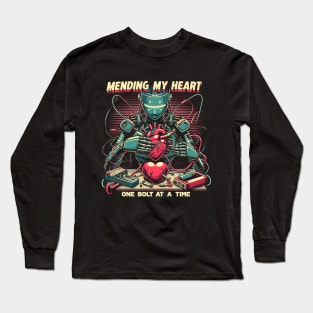 Mending my Heart, one bolt at a time Long Sleeve T-Shirt